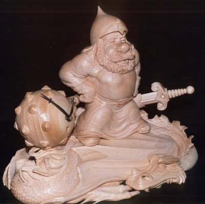 sculpture in wood