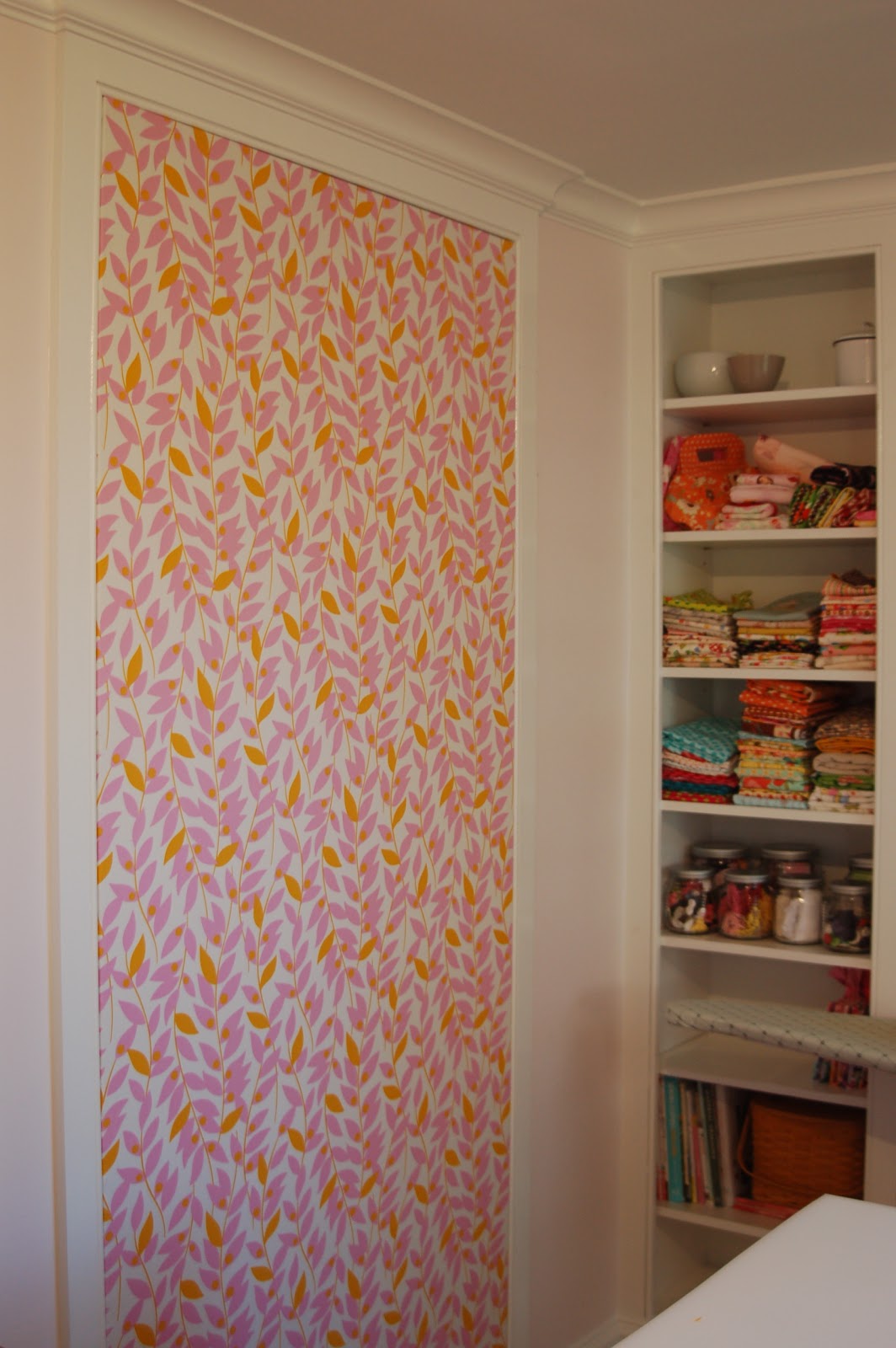 fabric covered tack board tutorial lots of pink here!