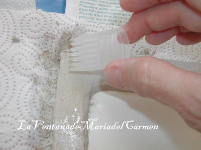 MANUALIDADES LA VENTANA DE MARIA DEL CARMEN : PASO A PASOCUADRO