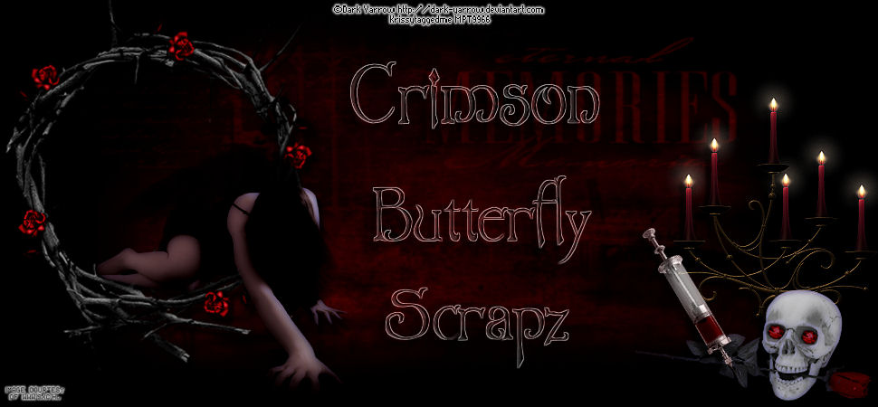 Crimson Butterfly Scrapz