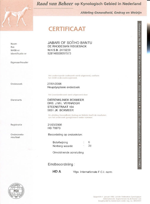 HD Certificaat van Jabari
