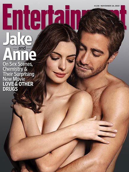 Jake Gyllenhaal shirtless Anne Hathaway topless naked Entertainment Weekly Jake Gyllenhaal shirtless Anne Hathaway topless naked Entertainment Weekly