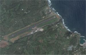 Melville Hall Airport, copyright Google Earth