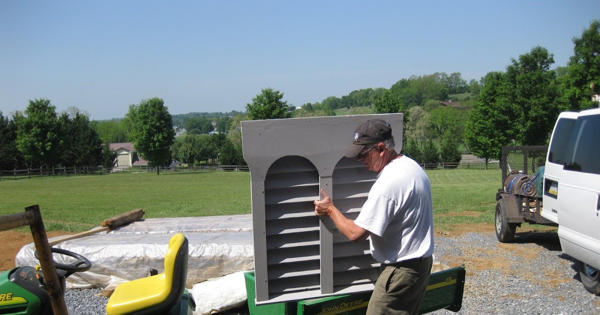 The Beaumont Barn Framing the Gable Vents