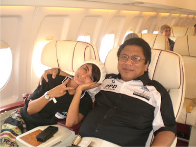 Dewi Persik, Indonesian Airways