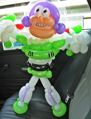 Captain Dazzle S Adventures Super Balloon Sculptures Buzz Lightyear And Superman