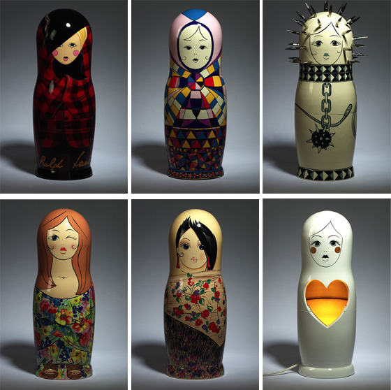 Too Bea The chicest Russian Dolls EVER.