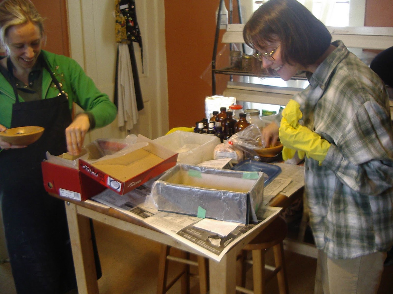 Little City Farm Great soap making