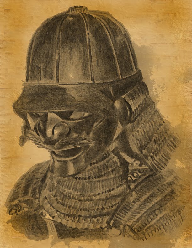 Samurai+armor+drawing