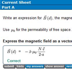 metu mastering physics assignment 14 current sheet mastering physics