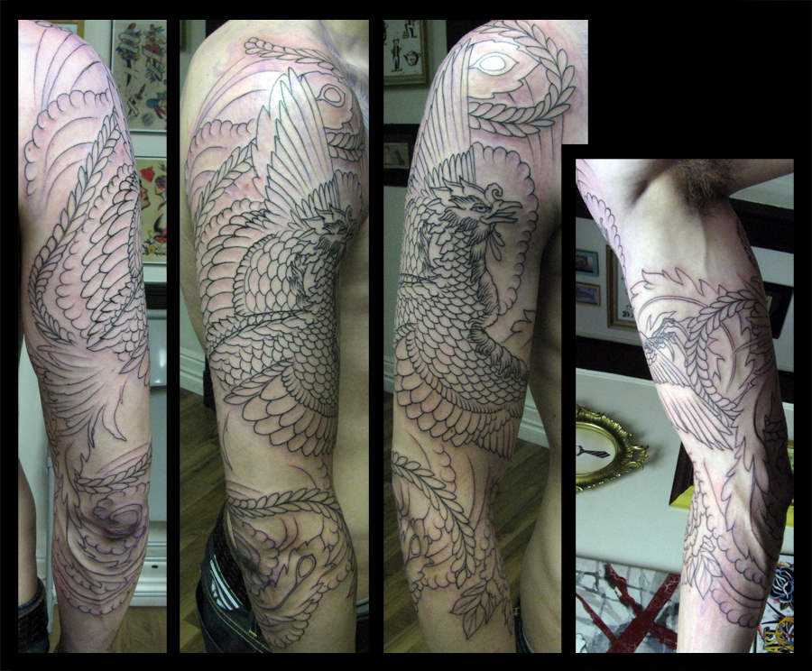 dragon koi tattoo sleeve