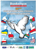 L'affiche officielle du tournoi d'échecs de Cappelle La Grande