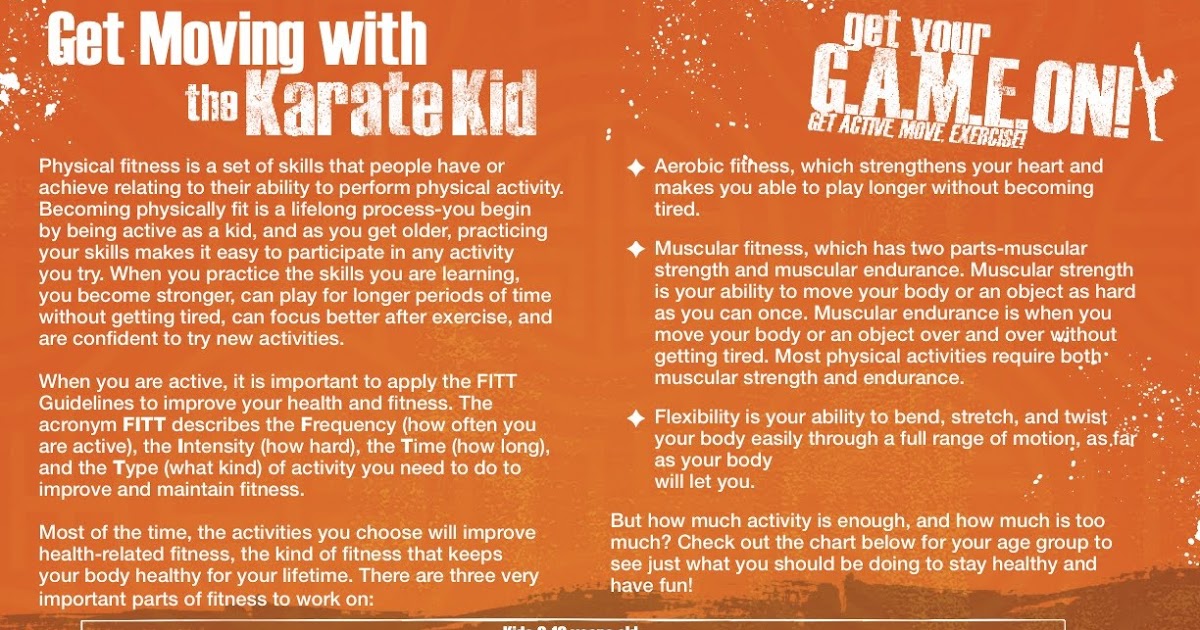 Karate Kid Get Your Game On Materials Peaceful Playgrounds Recess