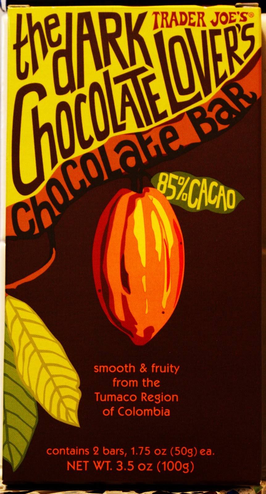 One Golden Ticket Review Trader Joe's Dark Chocolate Lover's 85