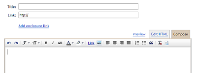 New Blogger post editor