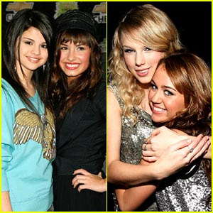 Demi+lovato+and+selena+gomez+and+miley+cyrus