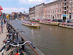 A typical Amsterdam canal