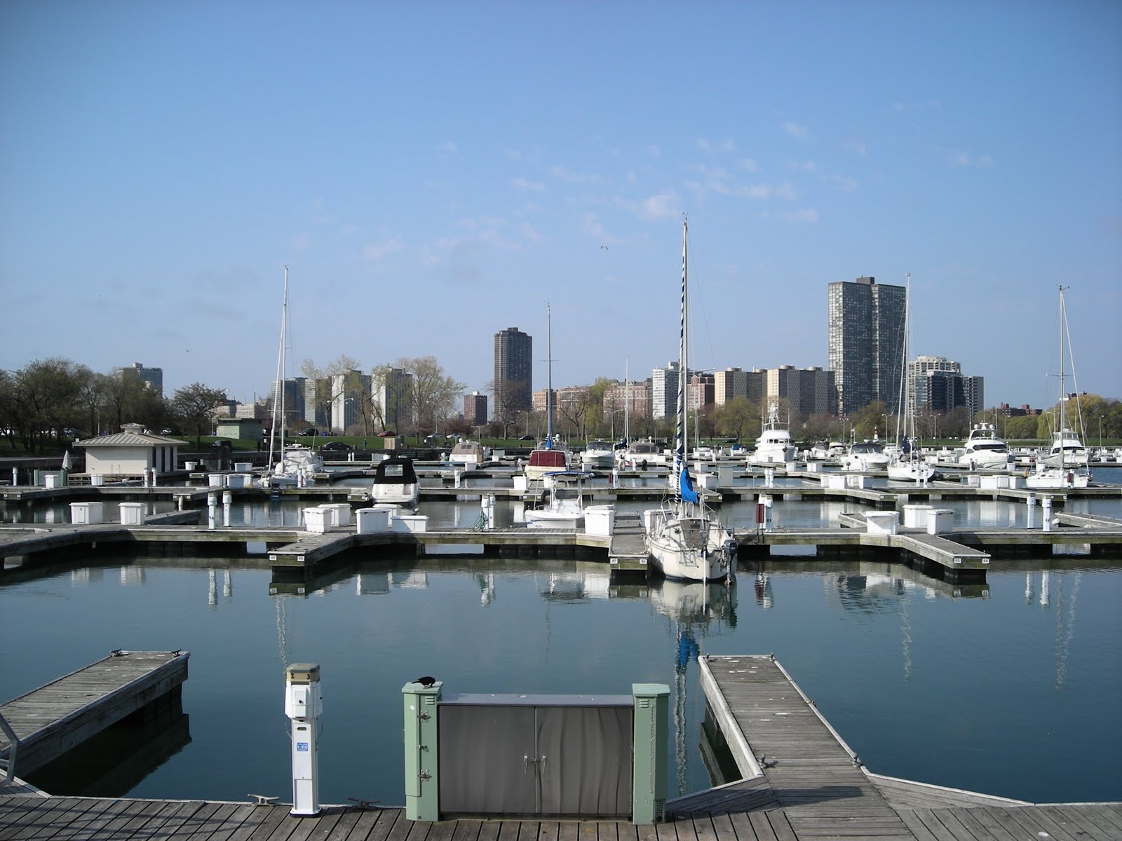 chicago landscape Montrose Harbor
