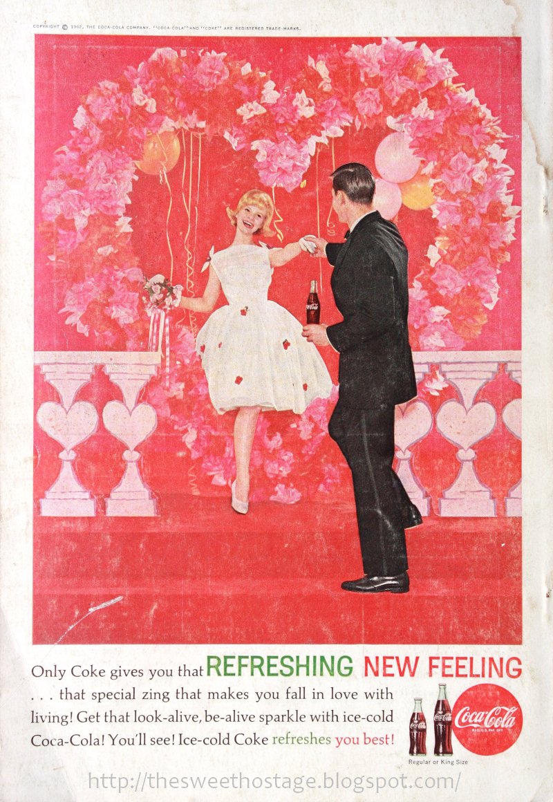 SWEET HOSTAGE VINTAGE COKE ADS ( 7 ) WISH GRANTED! THE 1960's