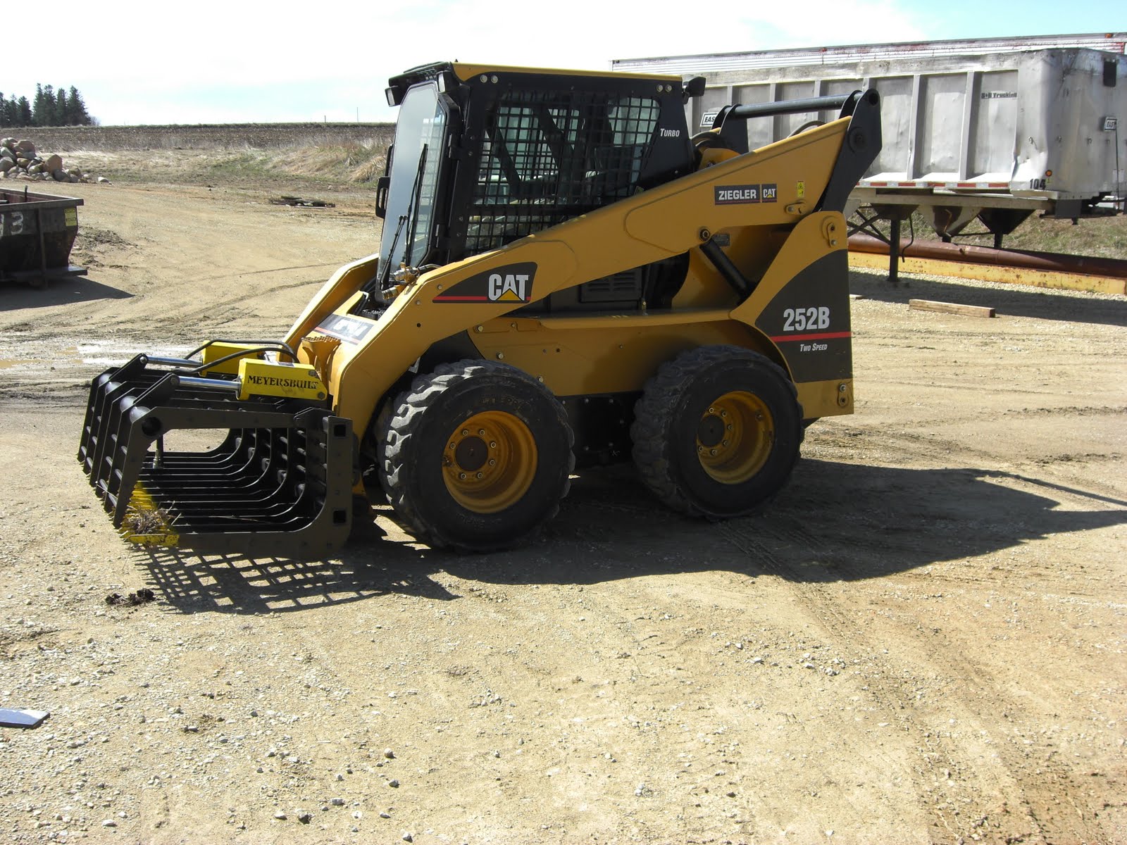 Meyers Built Skid Steer Loader Attachments Grapples