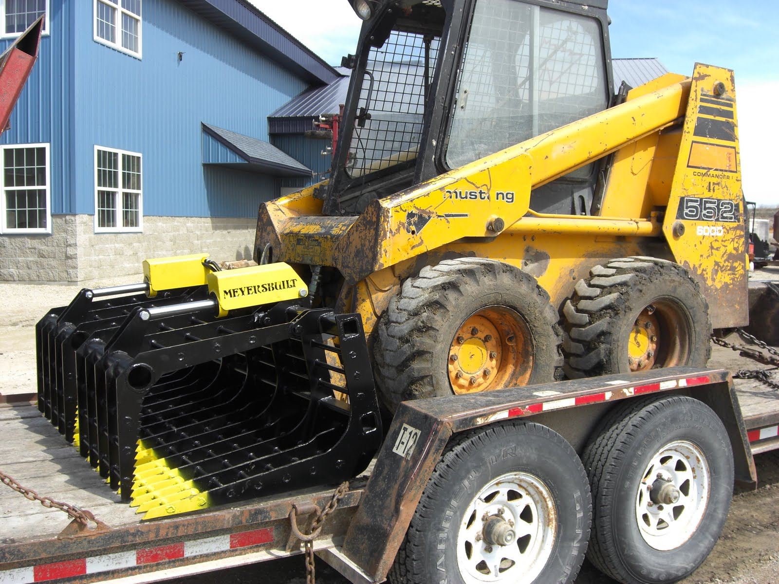Meyers Built Skid Steer Loader Attachments Grapples