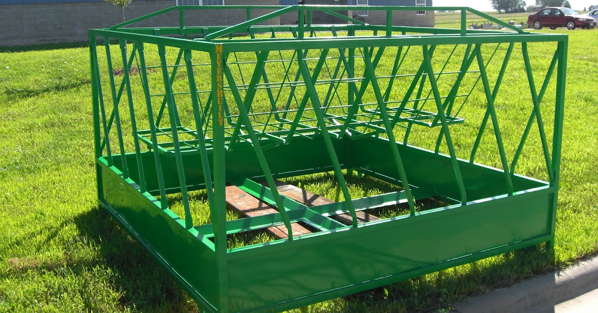 Meyers Built Skid Steer Loader Attachments Livestock Bunk Feeders and