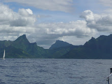 Approaching the Island of Moorea