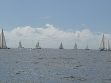 The sailing magazine Latitude 38 co-sponsored a Tahiti to Moorea sailing rendezvous.