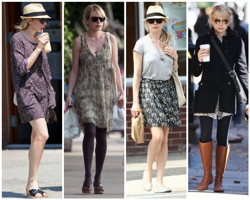 michelle williams casual style