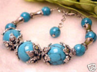 turquoise marble bracelet