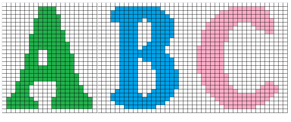 Alphabet Knitting Chart Free