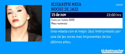 Noche de Jazz con Elizabeth Meza