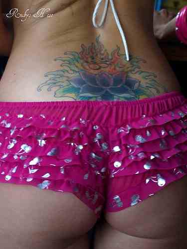 Female Lower Back tattoo designs Specially Flower Lower back tattoo Picture