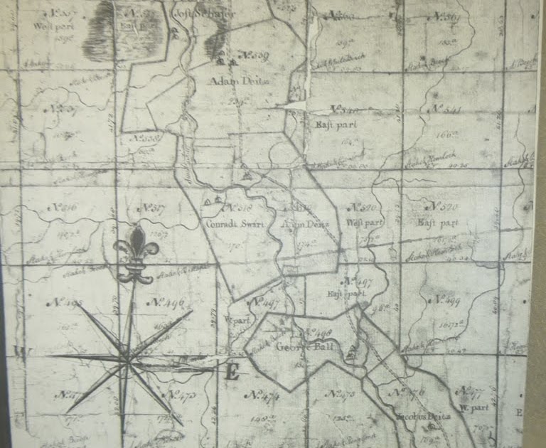 HISTORY AND GENEALOGY OF BERNE, NEW YORK 1787 SURVEY MAP