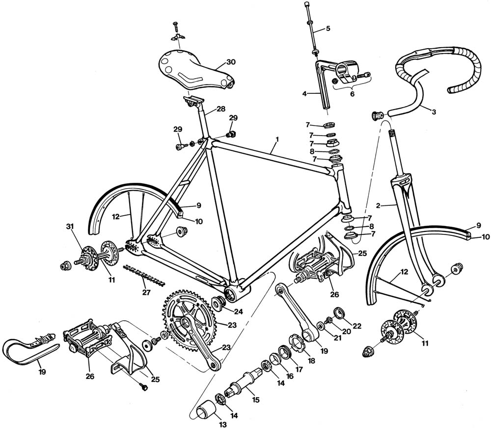 Bicycles Drawings