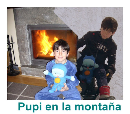 Juan y Pupi en la montaña