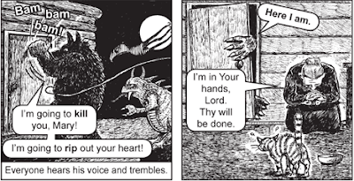Toc toc, je suis un loup-garou spirituel venu vous tuer, pouvez-vous m'ouvrir s'il vous plaît ?