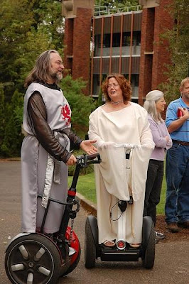 Chevalier au segway