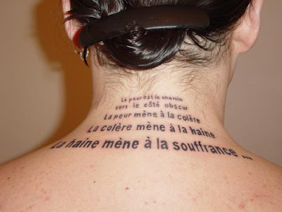idée phrase tatouage femme