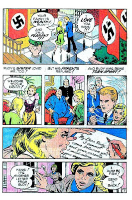 Rudy est tellement déchiré entre sa famille et Hansi que ses pouvoirs psychiques latents s'éveillent et qu'il commence à émettre des ondes concentriques. Finalement, ce n'était peut-être pas si terrible de lire ça à la place de X-Men !