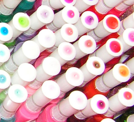 Nail art pens. These pens comes in a good variety of colours
