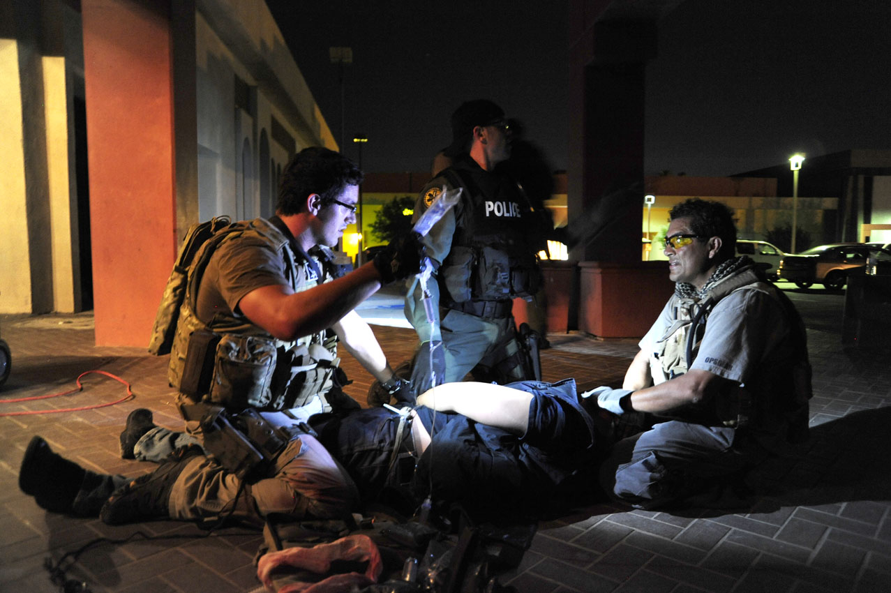 Circling the drain Tactical Emergency Medical ServicesDocs with glocks?