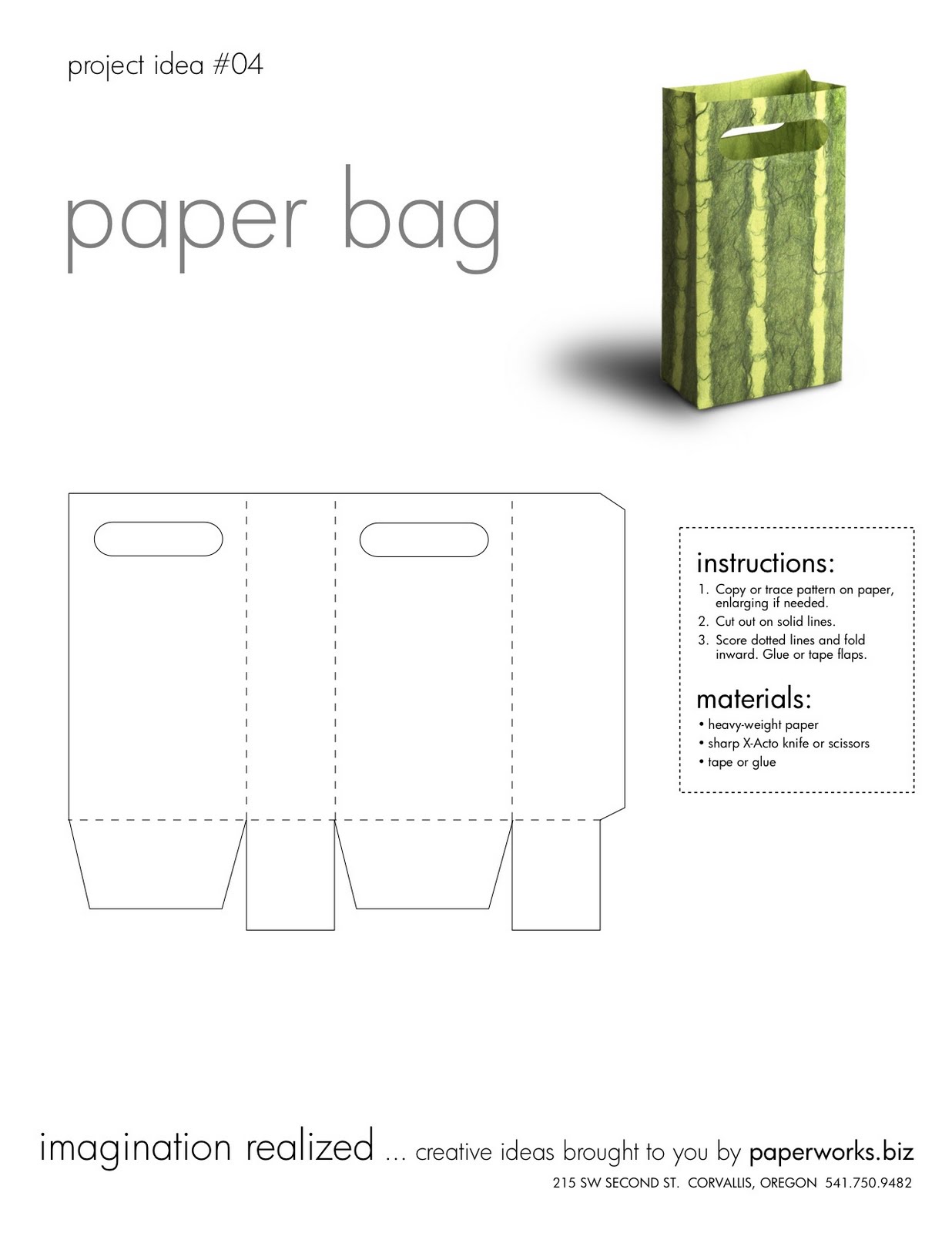 DESIGN CONTEXT Nets for paper bags