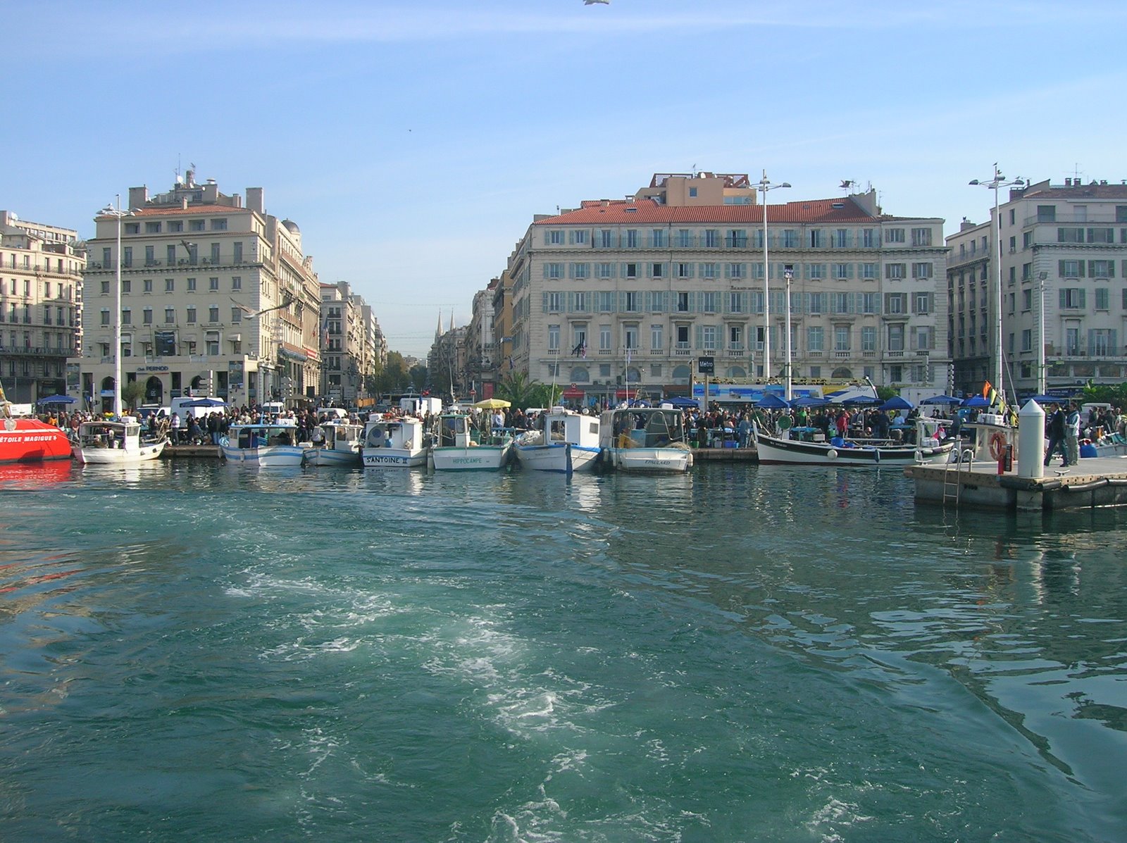 Marseille, vue de la Mer.