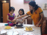 Sneegdha with Sneha & Mom - Happy Birthday