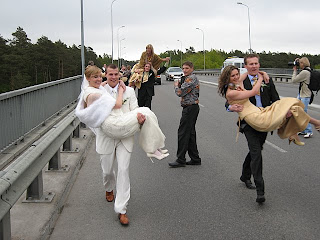 Worldly Exposures Lithuanian Wedding When The Wedding Party Arrived At Reception Location We Discovered That Entrance Was Blocked Matchmaker And Groomsmen Had To Ransom Way By