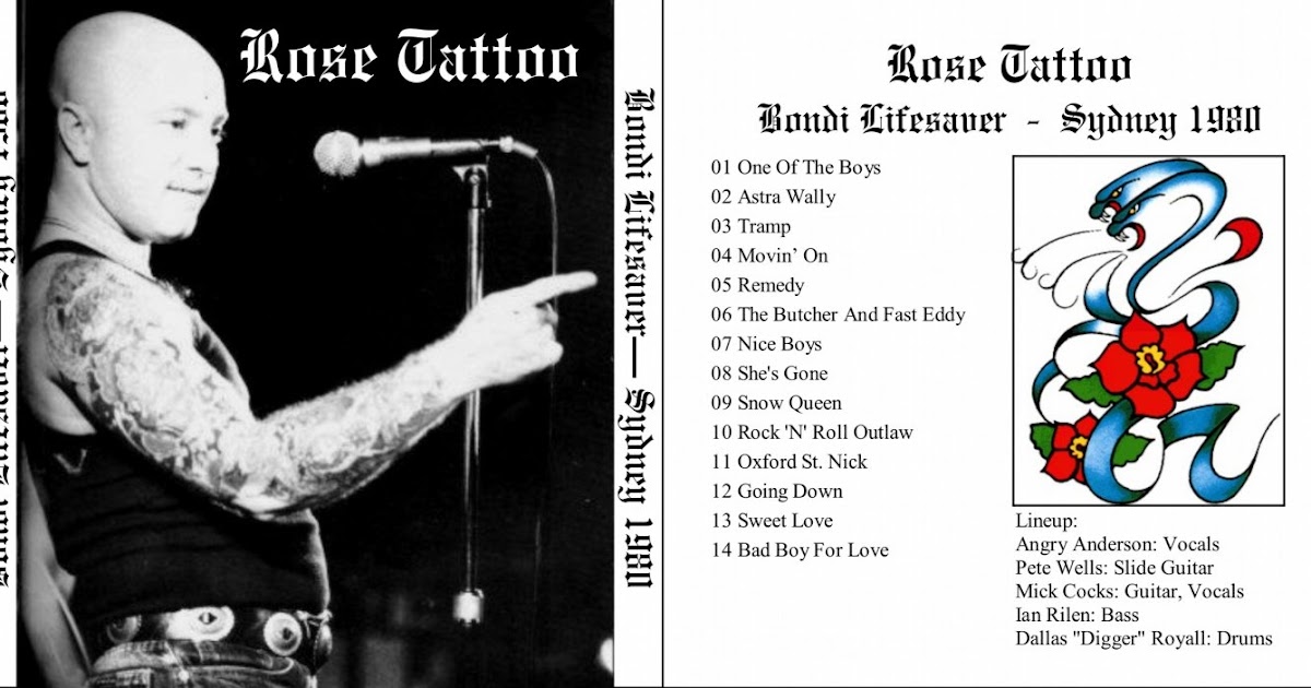 rock on vinyl rose tattoo live at bondi lifesaver 1980 ex sb rock on vinyl rose tattoo live at bondi lifesaver 1980 ex sb