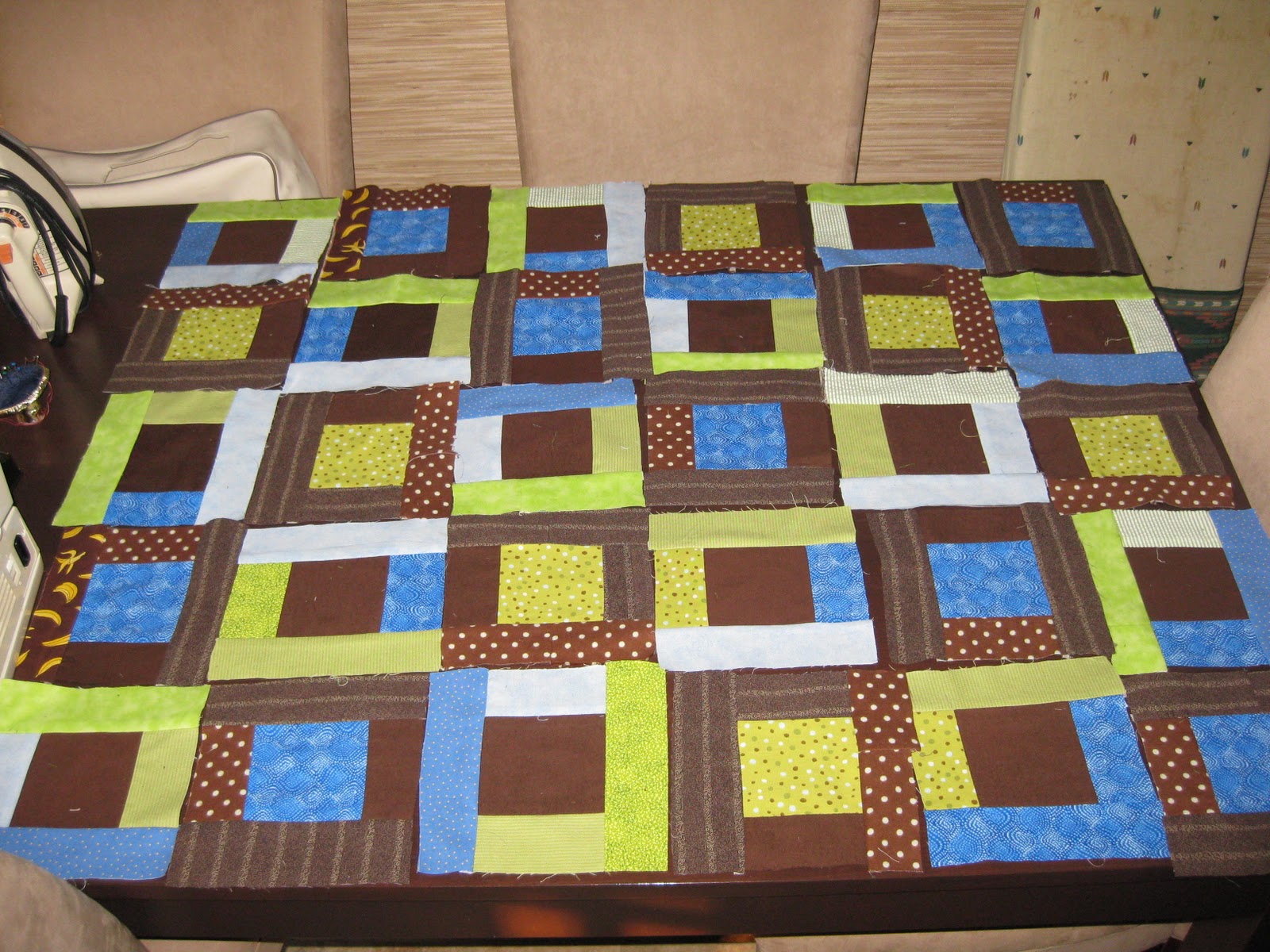 Crafters in the Sky Old Comforter Made into New Quilt