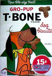 I’m hawking dog food. Oh, the shame of it!