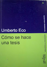 Cómo se hace una tesis (Umberto Eco)